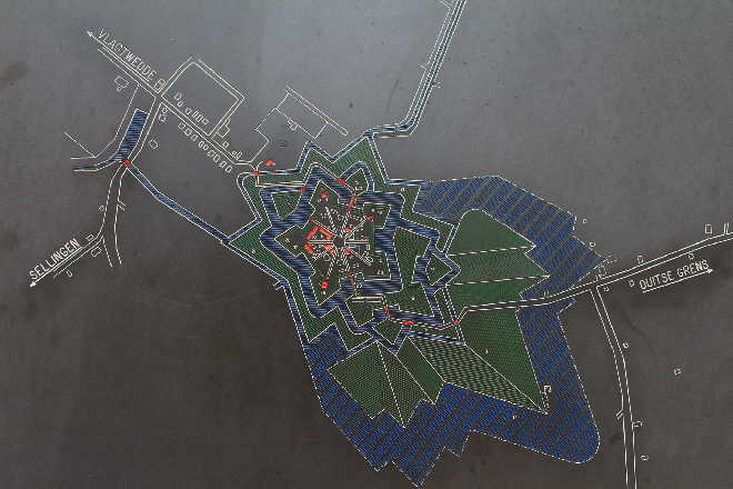 Stadtplan Festung Bourtange